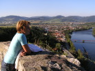 Pováží pod hradem Strečno (Slovensko)