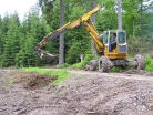Oprava lesní cesty (Šumava)